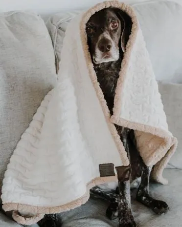 Tall Tails Blanket Sherpa Bone (30x40)