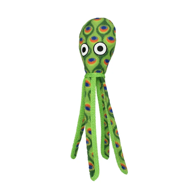 Tuffy Ocean Green Squid Dog Toy
