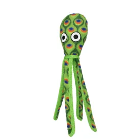 Tuffy Ocean Green Squid Dog Toy