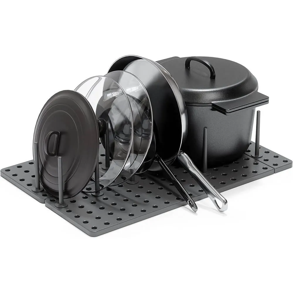 Umbra Peggy Pot & Lid Drawer Organiser 2 Pack Charcoal