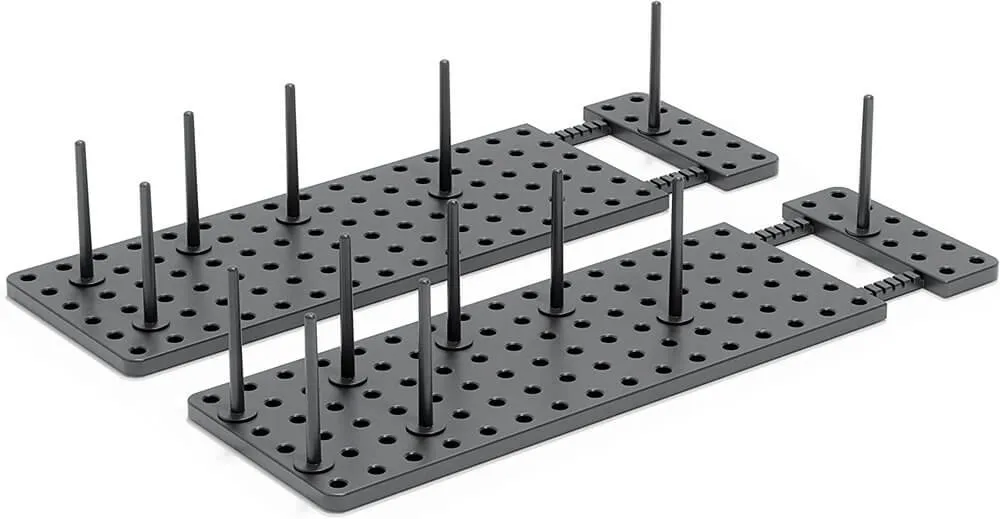 Umbra Peggy Pot & Lid Drawer Organiser 2 Pack Charcoal