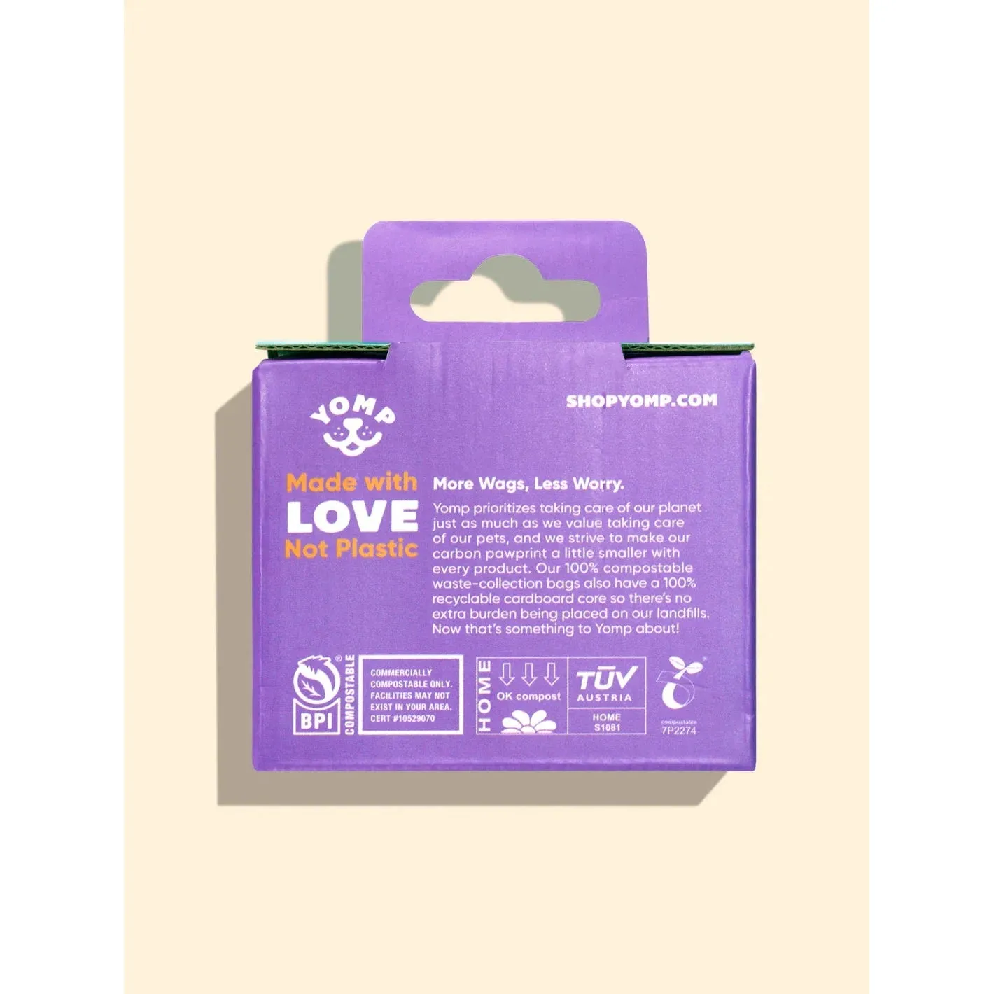 Yomp Doggie Doo Doo Compostable Poop Bags 6 Rolls 60 Bags^^^